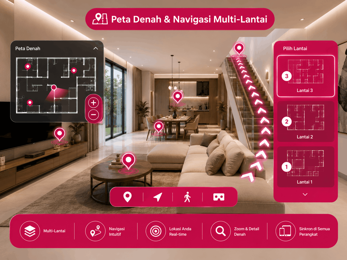 Peta Multi-Lantai Radar